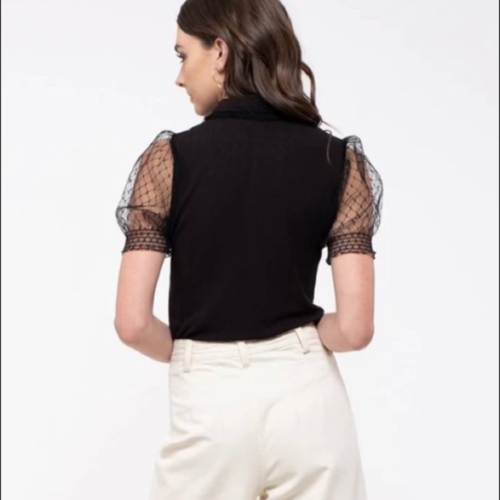 Knit Collared Button up - Picture 4 of 4